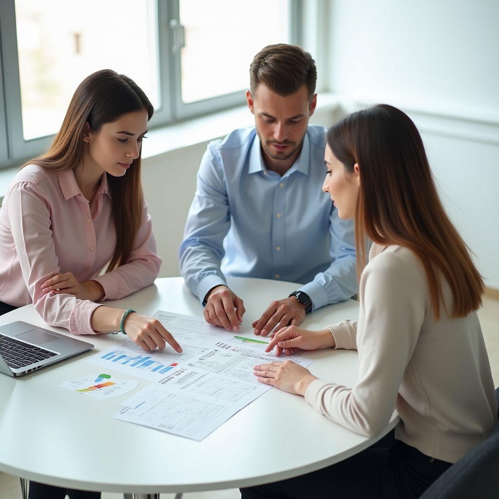 Деловая встреча партнёров в офисе Казахстана